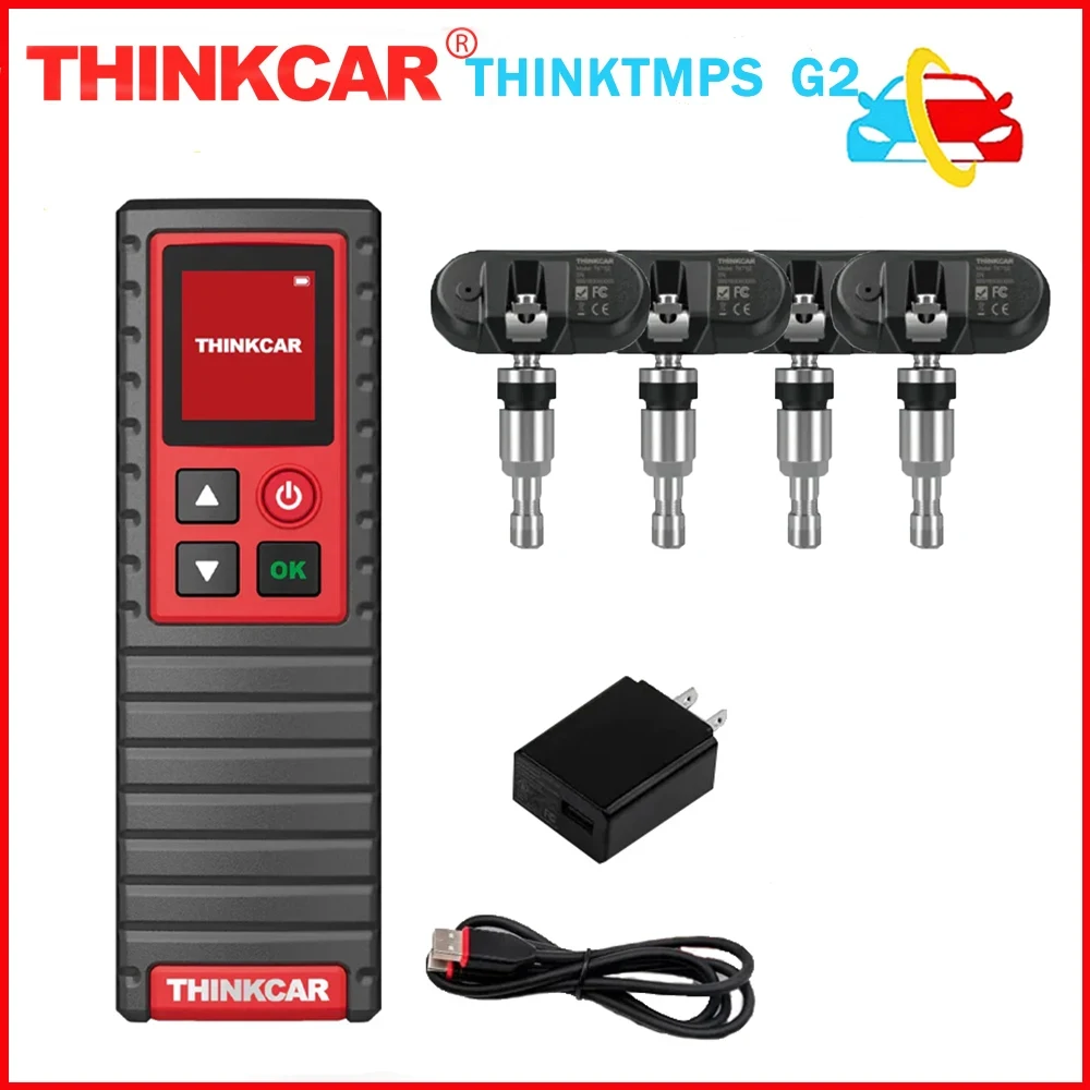 

ThinkCar THINKTPMS G2 THINKTPMSG2 315MHz 433MHz 2in1 Car Tire Pressure Diagnosis Tool 315/433MHz Sensor Programe Learning Tool