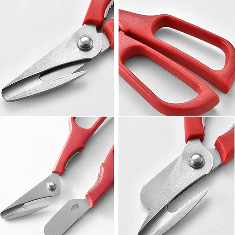 Stainless Steel Seafood Scissors Shrimp Crab Shellfish Peeler Multifunctional Kitchen Tools
