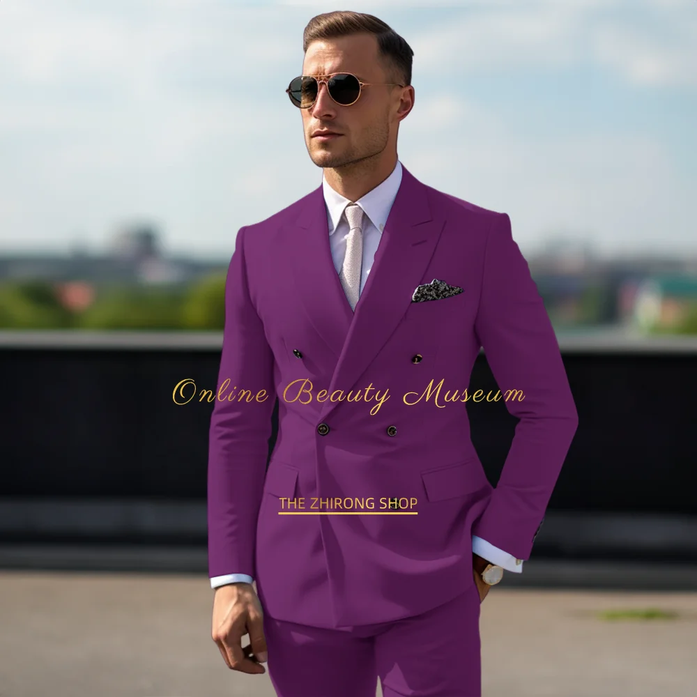Completo Uomo Due Pezzi, Giacca E Pantaloni, Due Bottoni - Elegante Per Matrimoni, Feste, Lavoro E Occasioni Formali
