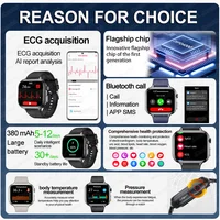 2026 New Health Analytics Smart Watch Uric Acid Blood Lipids Body Fat Monitoring ECG+PPG Bluetooth Call Smartwatch Men Women - Image 5