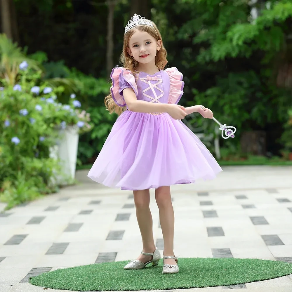 Princess Sophia Dress 2025 Summer Girls' Birthday Performance 2-8