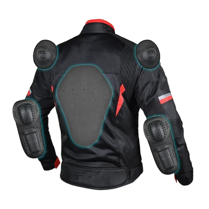 Summer motorcycle riding suit anti drop motorcycle rider racing suit travel rally breathable thin style