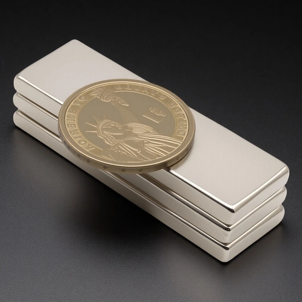 60x20x5mm Superstarker Magnet N35 Block Magnetischer NdFeB Neodym-Magnet Leistungsstarke Scheibenmagnete Kühlschrankmagnete – Detail 3