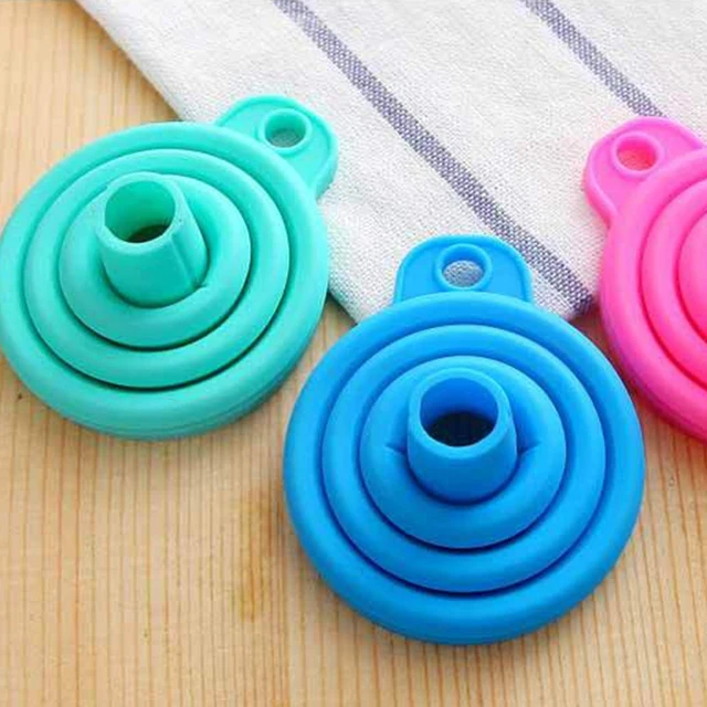 Portable Collapsible Silicone Funnel 2