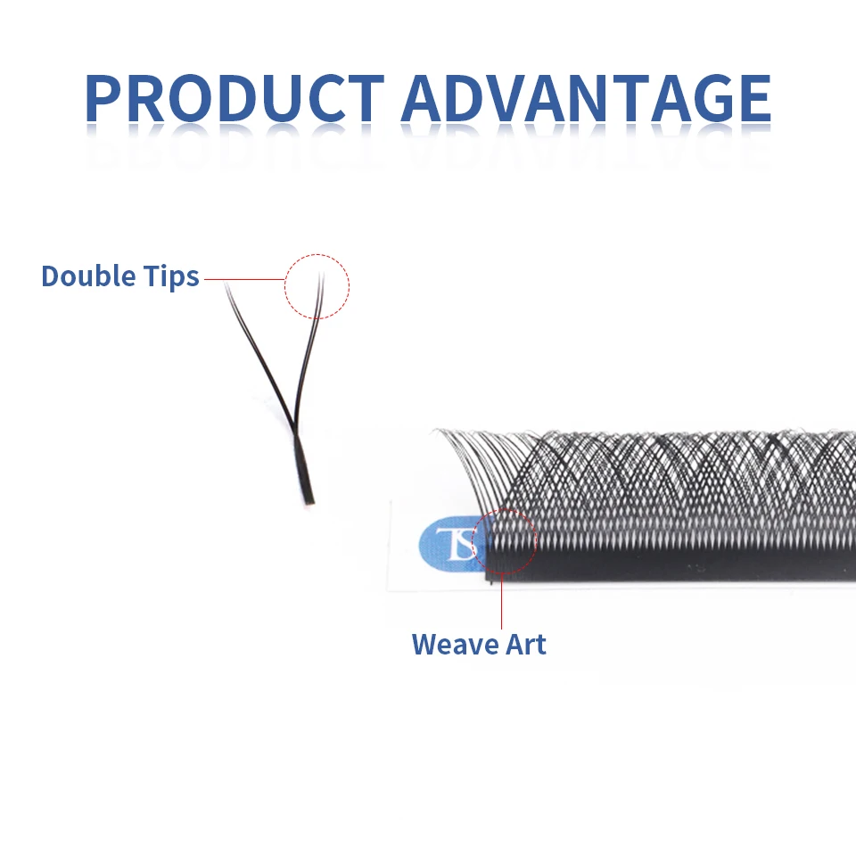 Description Picture 6 of itemYY Shape Triple Tips 8-15MM Eyelashes Extension Hand Woven Premium Soft Natural Fiber Materal Comfortable False Eyelashes