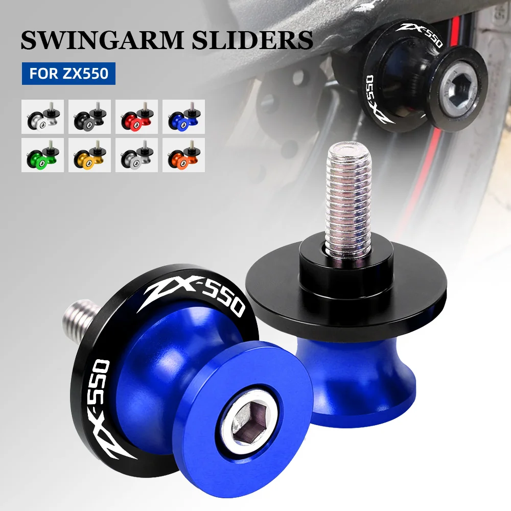 

6MM Stand Screws For YAMAHA ZX550 ZX 550 1982 1983 1984 1985 Motorcycle Accessories CNC M6 Swingarm Spools Slider Stand Screw