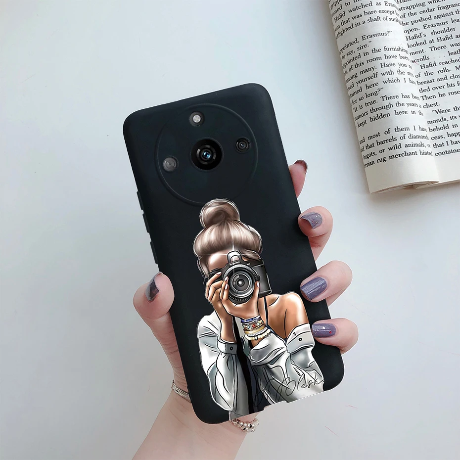 Stylish Pretty Girl Soft TPU Phone Case - Realme 11 Pro+ Collection