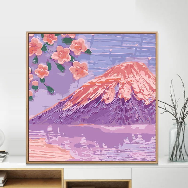 

861096 Decorative painting crystal porcelain painting manufacturers a generation of living room hanging painting hand-painted