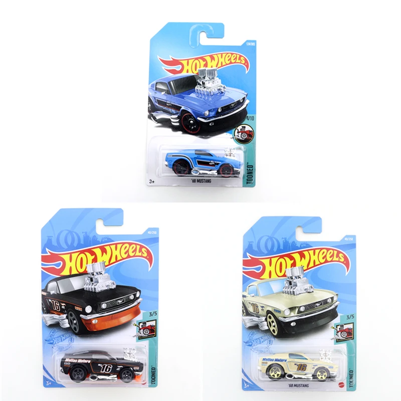 

2021-40 Original Hot Wheels Mini Alloy Coupe 68 MUSTANG 1/64 Metal Diecast Model Car Kids Toys Gift