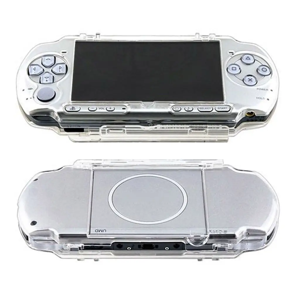 pspとケース 1PC Etui ochronne Crystal Clear Shell do Sony PSP 2000 3000