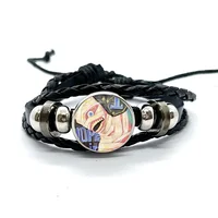 Hot Horror Game Mouthwashing Anya Jimmy Curly Anime Bracelets Art Multilayer Braided Bracelets Bangles Handmade Jewelry Gifts 2