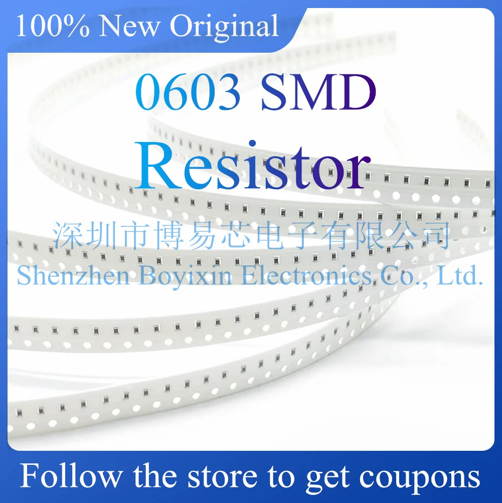 

100PCS 0603 Resistor SMD Accuracy 1% 0 ohm ~ 10M ohm 1K 2.2K 10K 100K 0 1 10 100 150 220 330 ohm 1R 10R 100R 150R 220R 330R