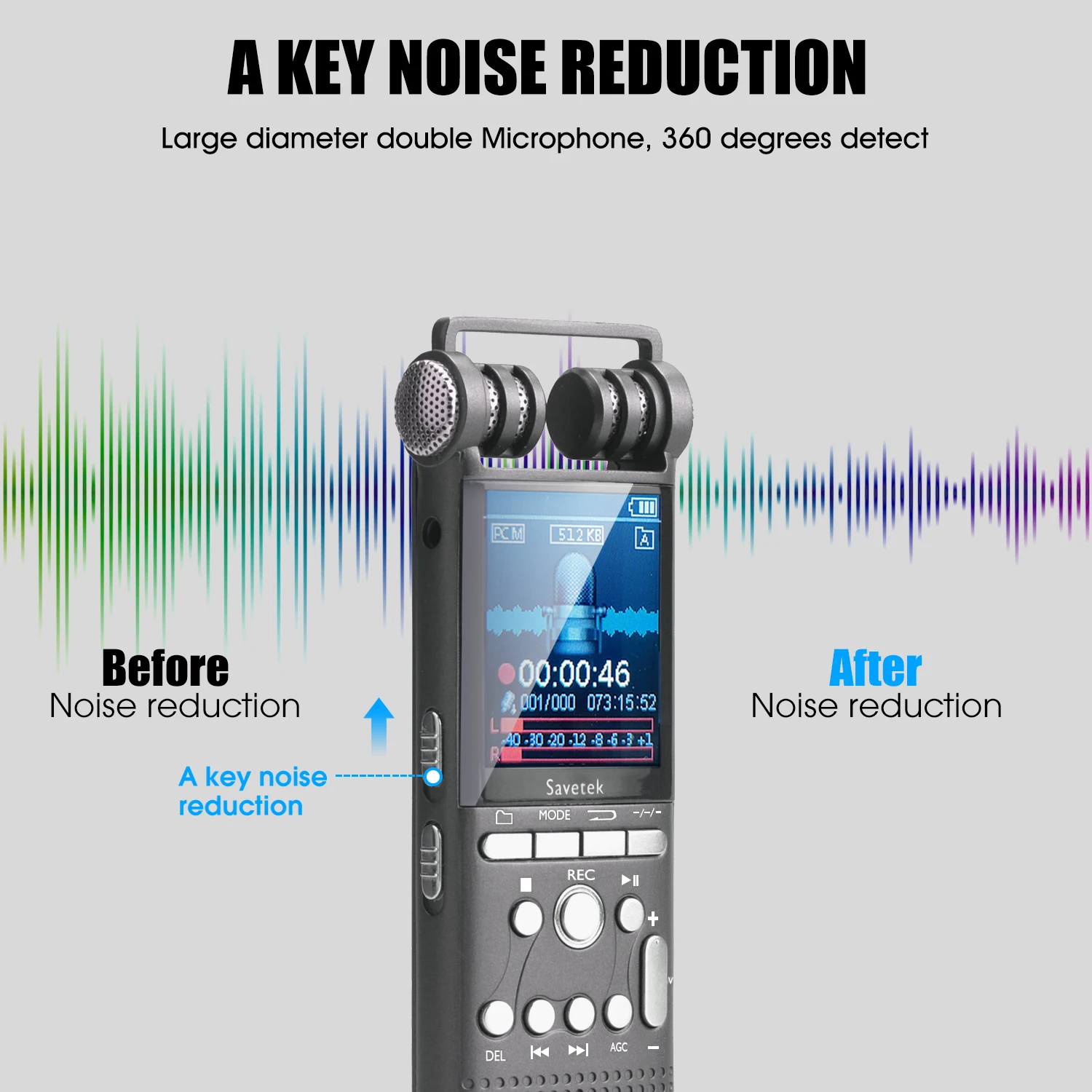 Masanın üzerinde duran kayıt cihazı