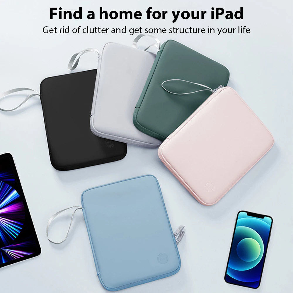 Casepoke-bolsa Multi Bolsos Tablet Acessórios Ipad Bolsa para Samsung Lenovo Huawei Xiaomi Capa de Manga 913 - Imagem 4