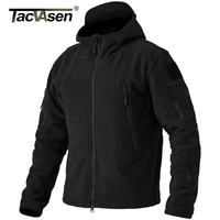 Buy TACVASEN Military Army Jackets Men Fleece Tactical Combat Jackets Full Zip Hooded Coats Hiking Climbing Outerwear Causal Parka Online - Image 6