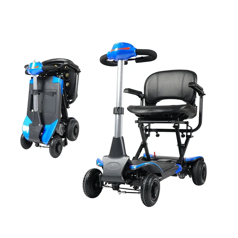 Wholesale portable folding handicapped electric scooter with dual motors custom