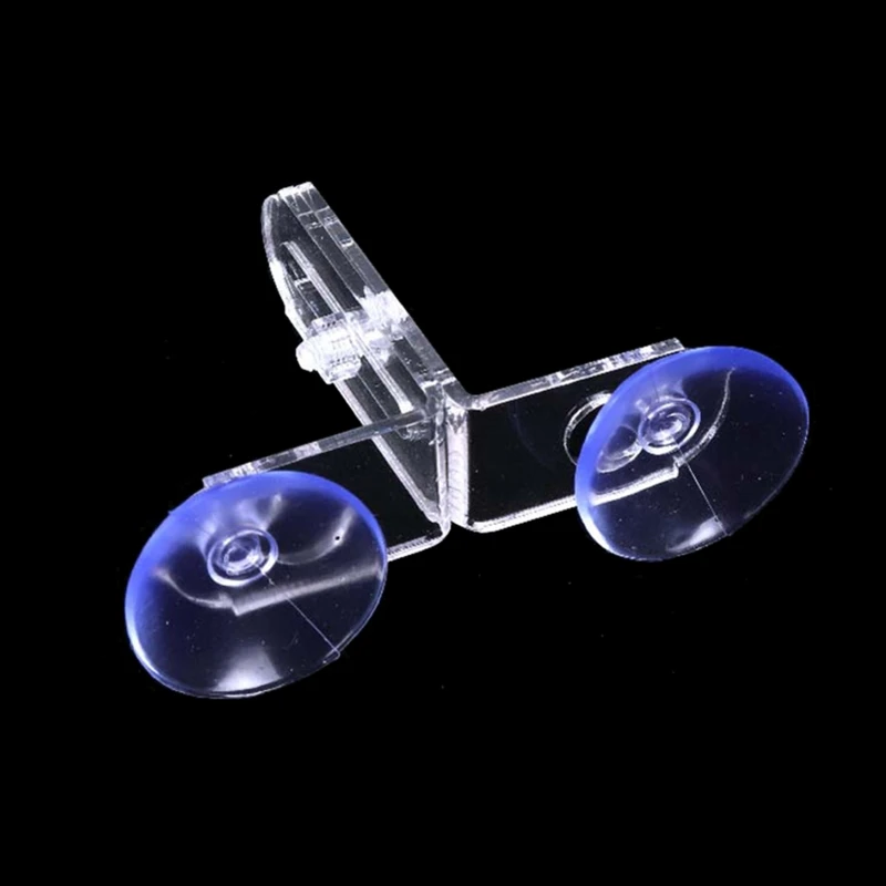 5 Pieces Aquarium Divider Clips with Suction Cups Transparent Acrylic Fish for Tank Separating Plate Holder Easy to Inst aquarium clip holders aquarium divider board