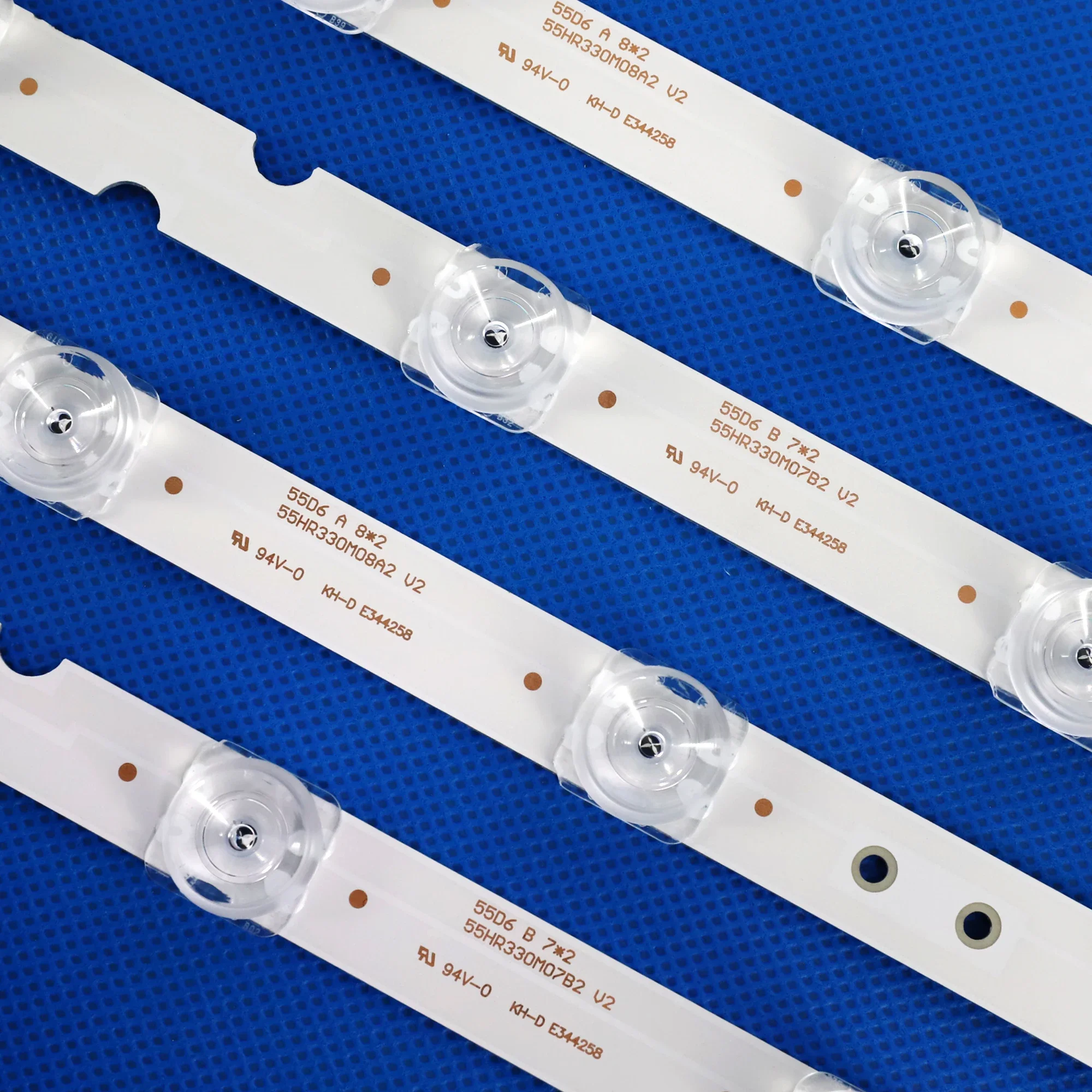 4pcs LED Bar For TCL 55DP603 55DP600 55P65US 55U3800C 55P65 55D6 55L2 4C-LB5508-HR03J PF02J LB5507 55HR330M07B2 V2 55HR330M08A2