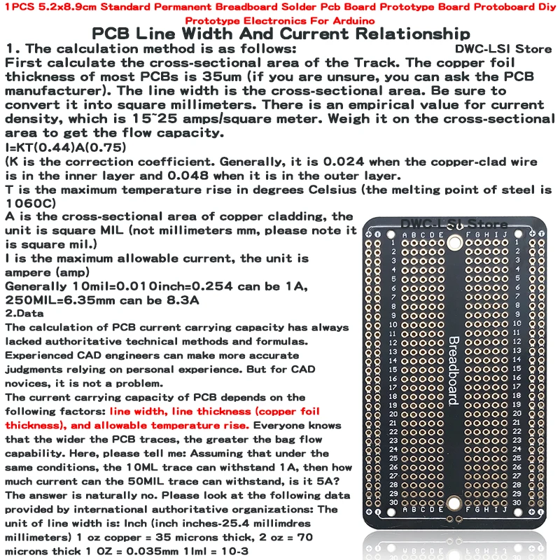 Padrão permanente PCB Breadboard, solda PCB Board,