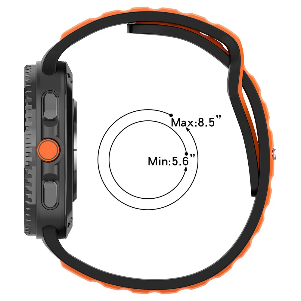 Silicone Smartwatch Band for Men and Women – Universal Fit
