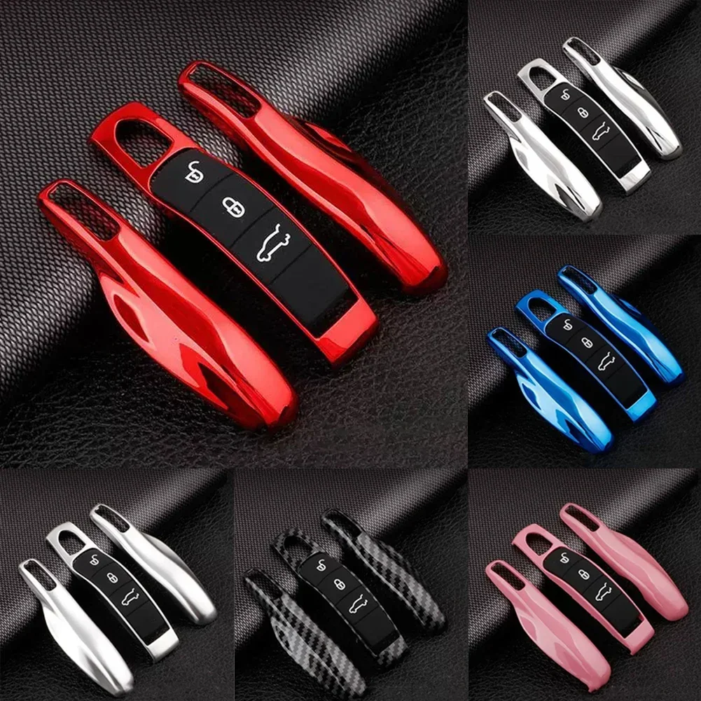 Car Smart Remote Key Case Covers Set Shell For Porsche Panamera Spyder ...