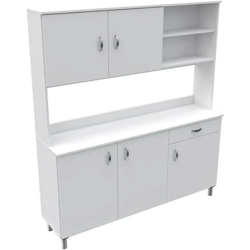 

Inval Ambrossia 8-Shelf Breakroom Cabinet, White