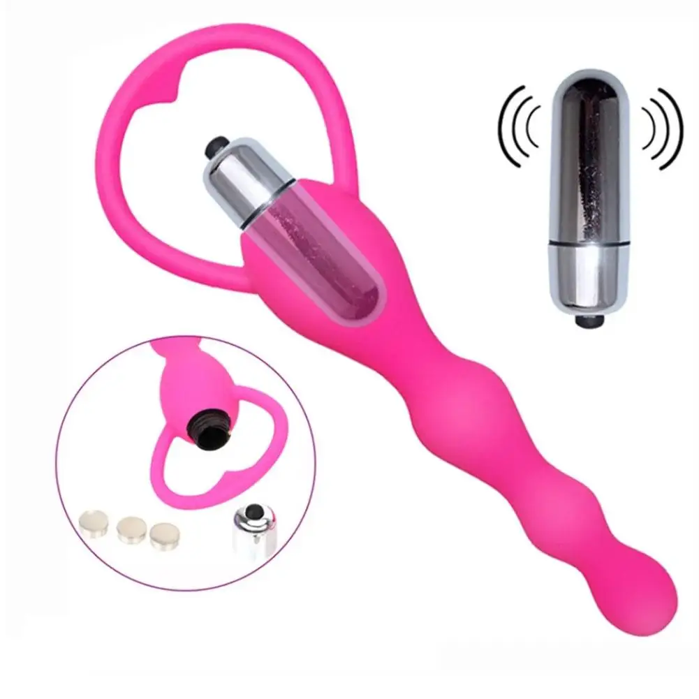 Anal Vibrator Sex Toys 1pc for Women Gay Prostate Massage Silicone Plug