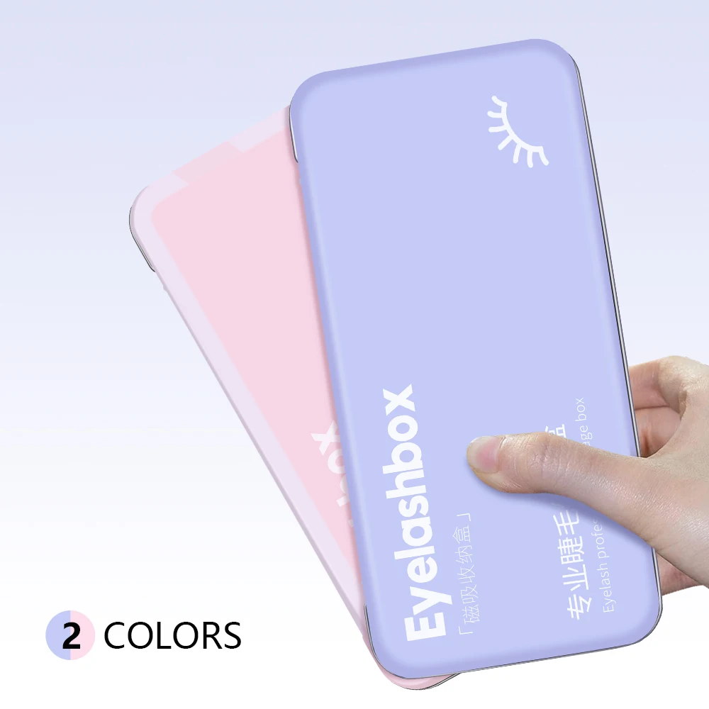 SAKURAHANA 속눈썹 이식 테이블 디스플레이 박스 개별 매달린 자석 시트용 팔레트 보관함 속눈썹 보호 박스