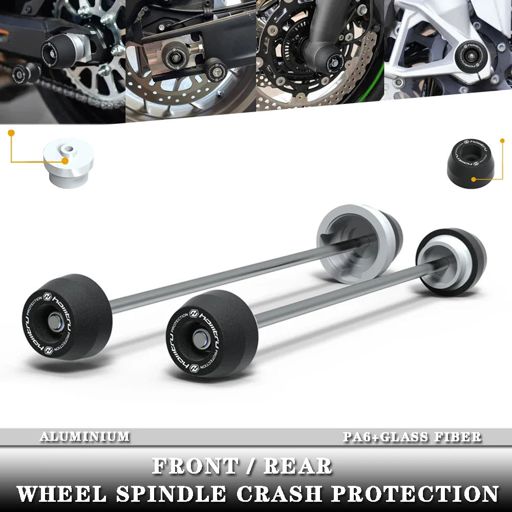 

Для Triumph Tiger 1200 GT Pro Explorer / Tiger 1200 Rally Pro Explorer / 2022-2023 защита от ударов переднего и заднего колеса шпинделя