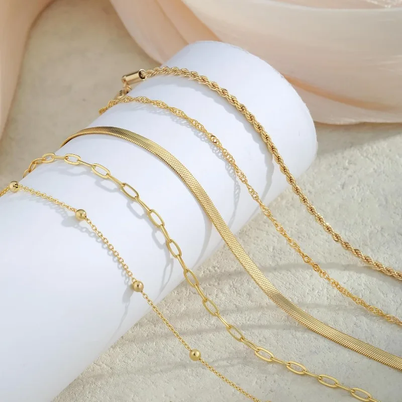Elegant 14K Gold Plated Minimalist Bracelet