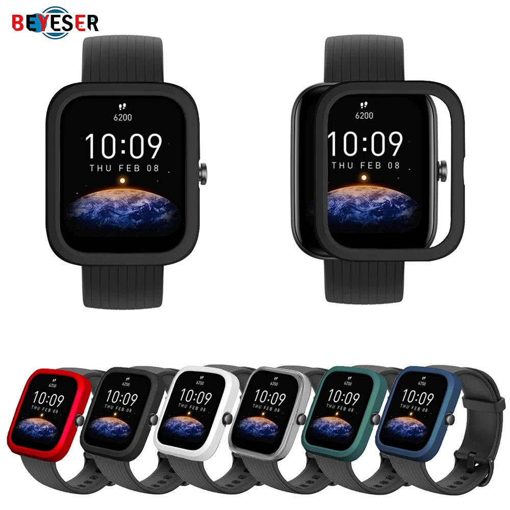 Funda De Metal Para Amazfit Active 2 Sapphire Edition - Gris Oscuro, Acero Inoxidable, Protección Elegante