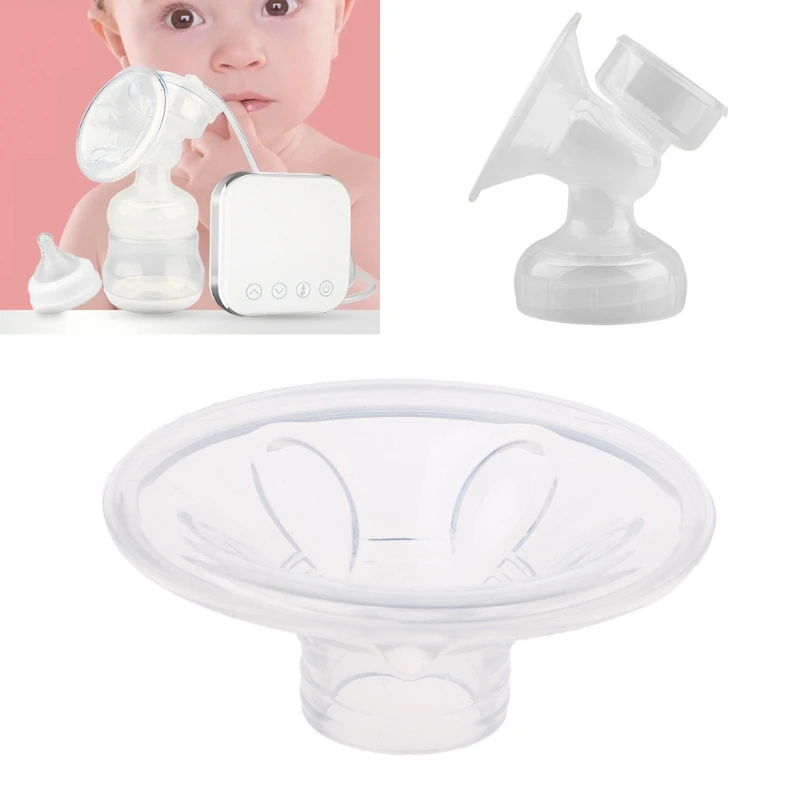 Clear Breast Accessories Baby Feeding Silicone Pad Replacement Massage Cushion for Manual Electric Breast Pumps 2
