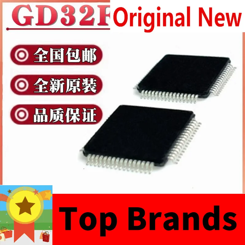 

10pieces NEW Original GD32F403RCT6 32F405 32F407 RET6 RGT6 RKT6 VGT6 QFP64 IC Chipset