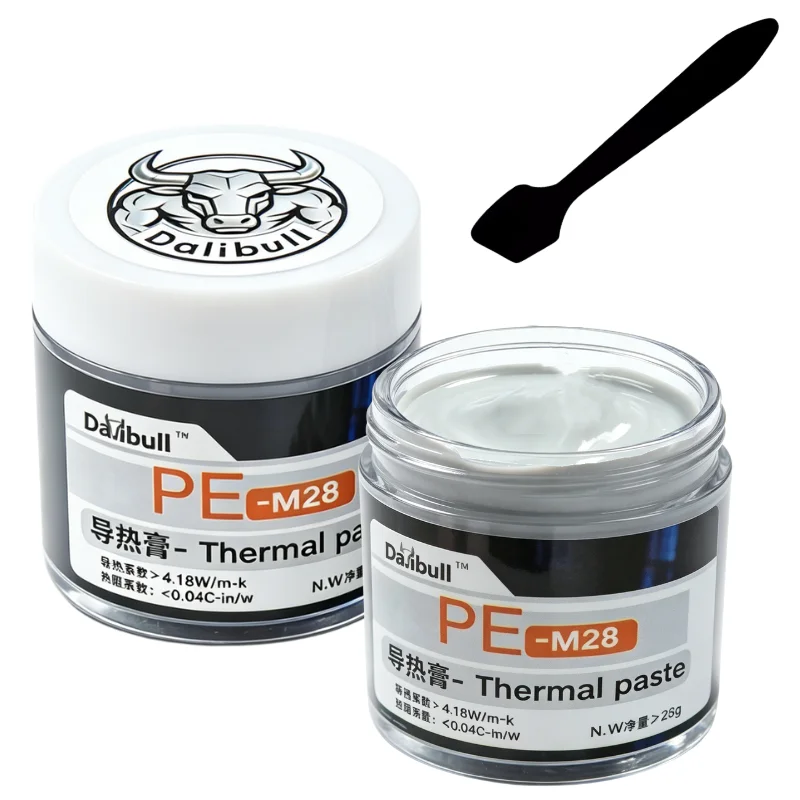 달리불 대용량 고품질 PE-28G 프로세서 서멀 페이스트 서멀 그리스 PC 컴퓨터 CPU GPU LED 쿨링 페이스트
