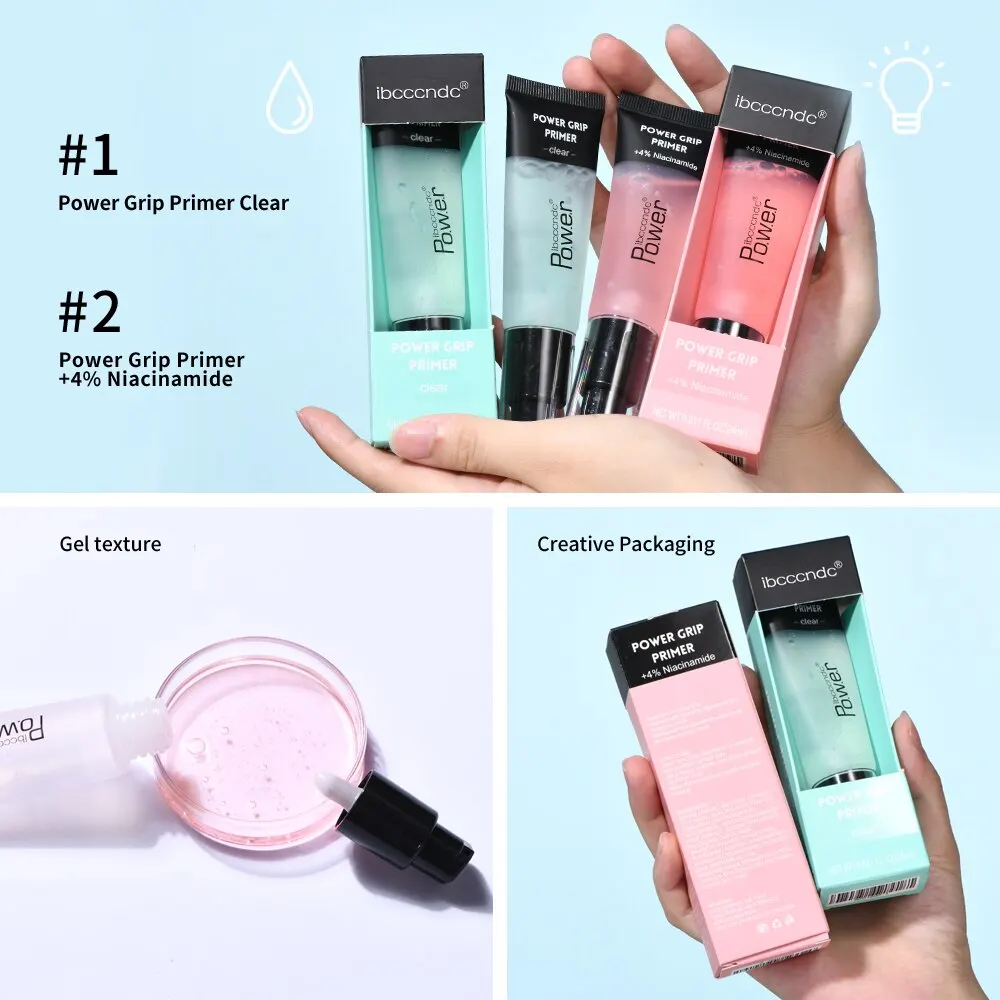 Powder Grip Primer 24ml Pores Invisible Primer Oil Control Facial Base Make Up Face Base Cream Foundation Colorless 1 Piece facial primer makeup primer makeup foundation