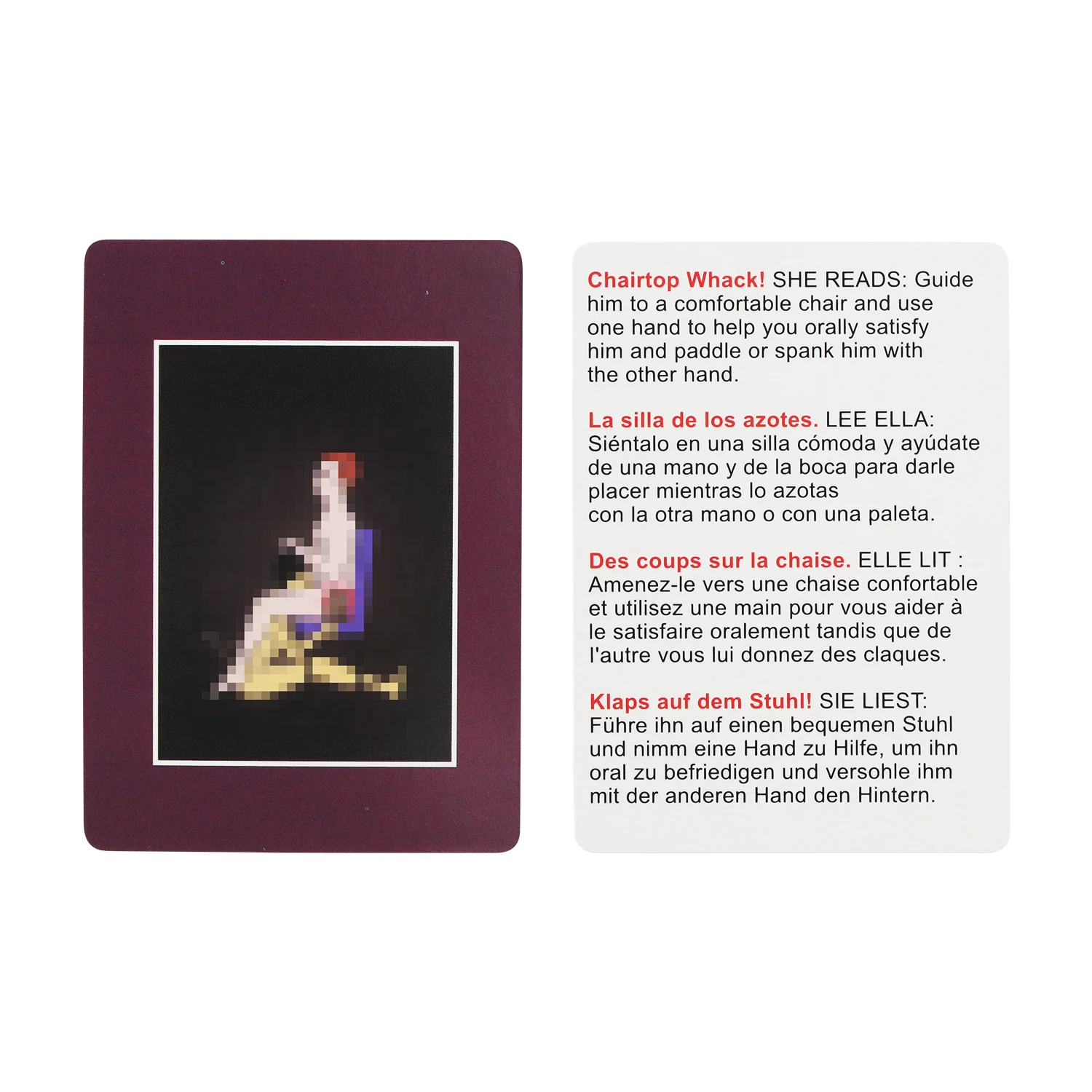 Adult couple sex pose card fun card crazy couple bedroom game promoting emotions and arousing desire card games playing cards couple card game