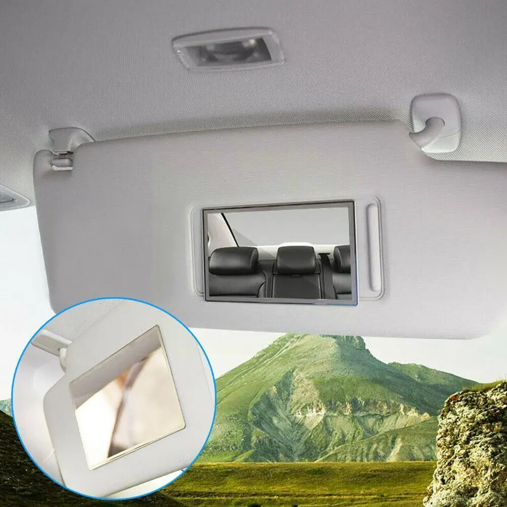 Auto Sun Shading Visor HD Mirrors Portable Car Makeup Universal Mirror