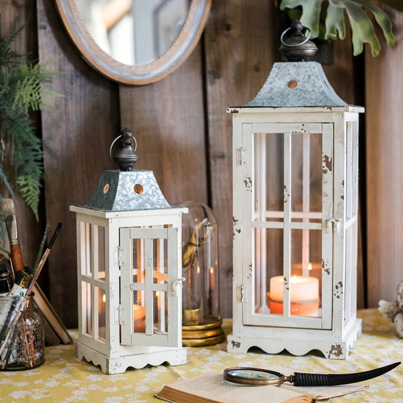 

Wooden Big Size Candles Holders Glass Design Apartment Aesthetic Candlestick Modern Floor Porta Candele Decorations For Home