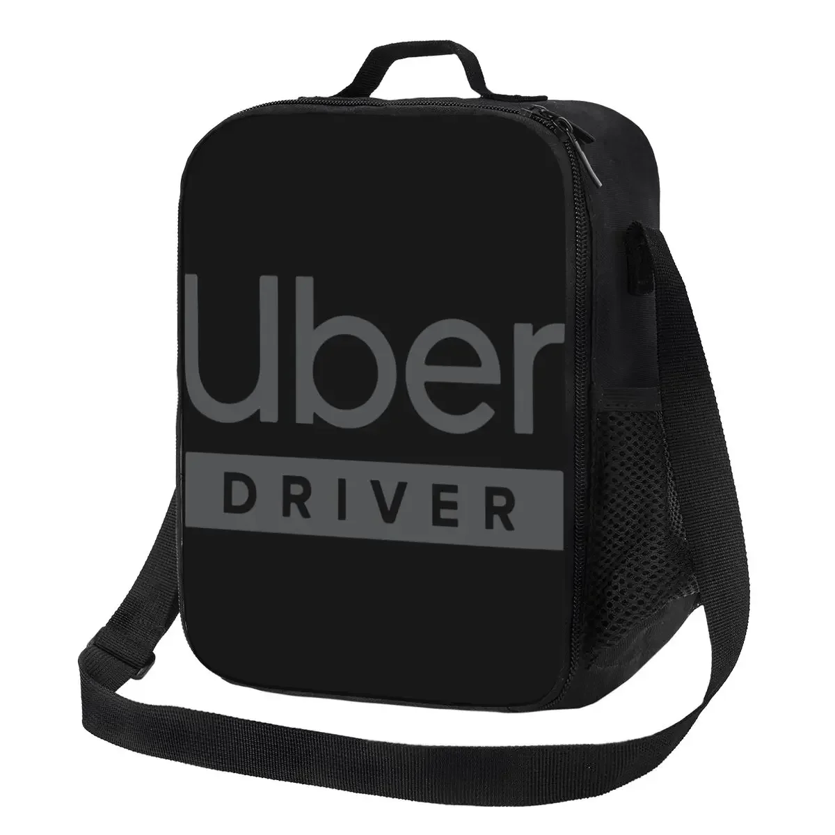 Uber Eats 드라이버 로고 절연 도시락 가방, 여성용 보온 쿨러 런치 토트, 해변 캠핑 여행