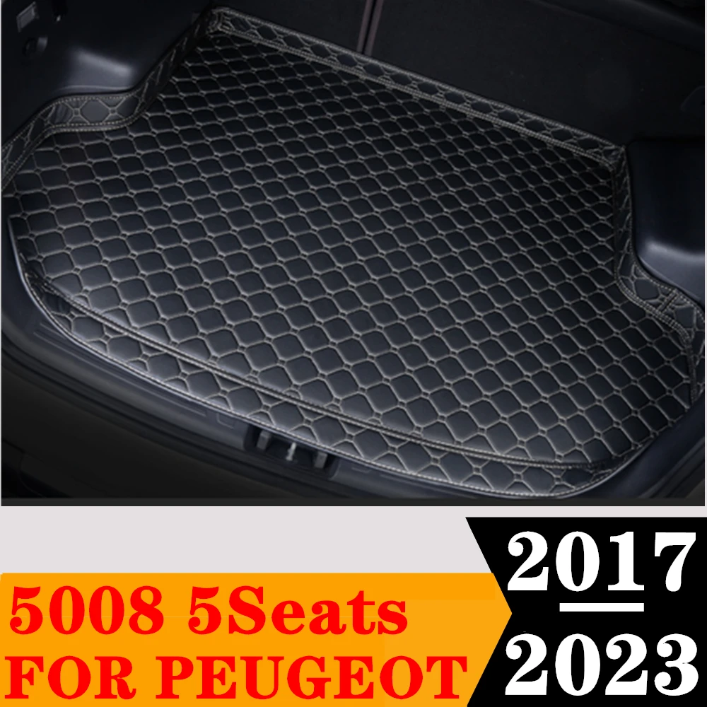 

Коврик багажник для Peugeot 5008, 5 мест, 2023, 2022, 2021, 2020, 2019, 2018, 2017