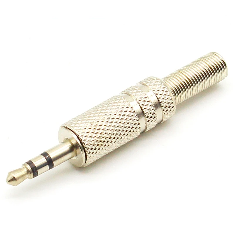 1pc Replacement 3.5mm 3 Pole Male Repair Headphones Audio Jack Plug Connector Soldering For Most Earphone Jack