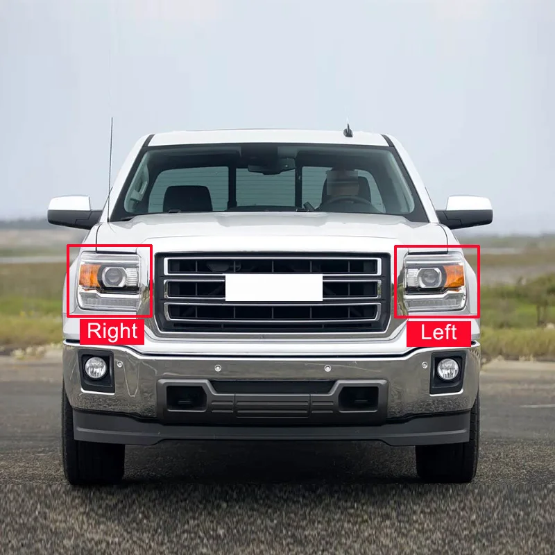 اغطية المصابيح الاماميه لجي إم سي سييرا 2014-2018