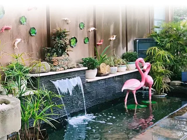 Fontana Cascata Giardino In Acciaio Inox 304 - 30x60x70 Cm Per Laghetto E Piscina Con Accessori - Foto 10