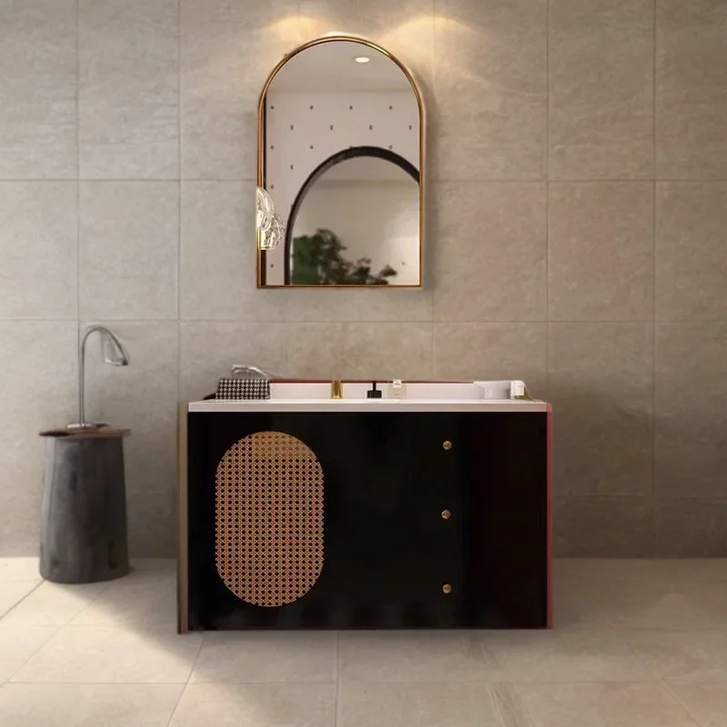 Narrow Furniture Closed Storage Toilet Cabinet Bathroom Sink Base Kitchen Sink Multifunction Home Maquillaje Pommeaux De Douche