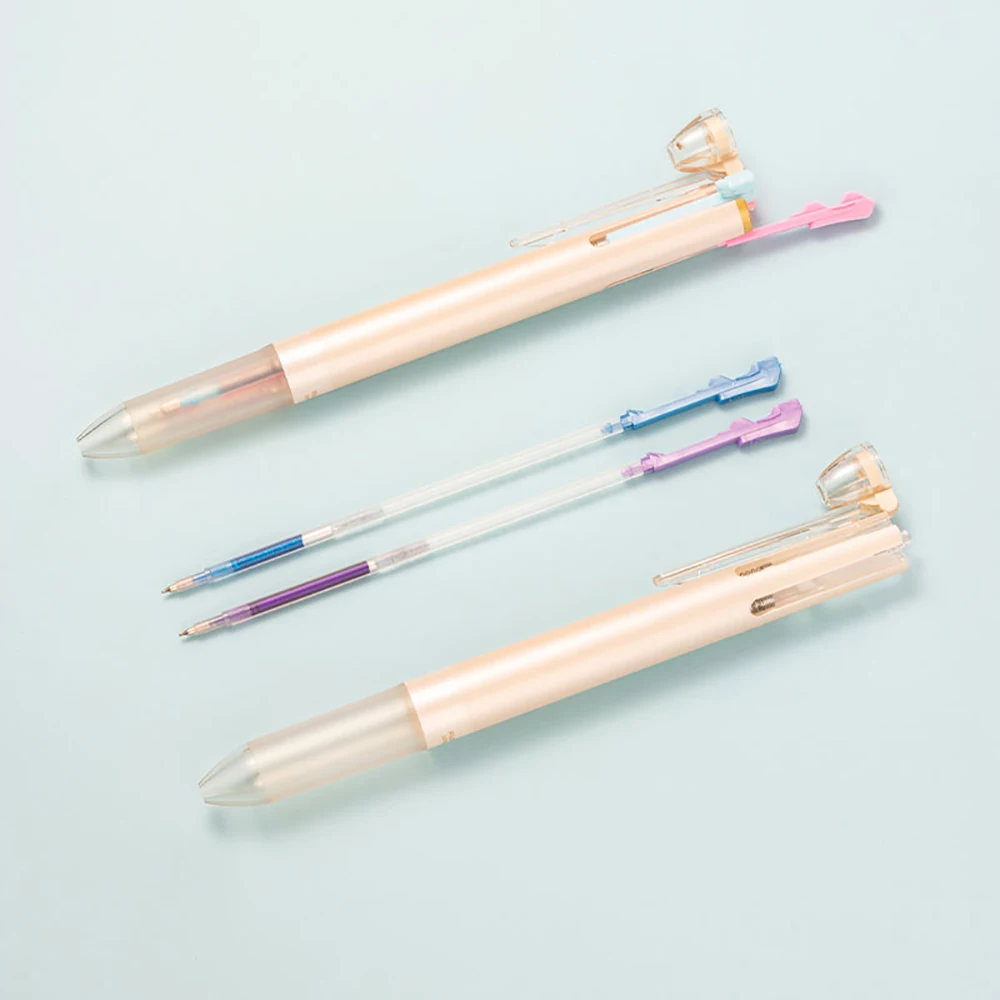 일본 파일럿 한정판 콜레토 다기능 모듈형 젤 펜 빈 펜심 0.4mm 다채로운 리필 귀여운 학용품