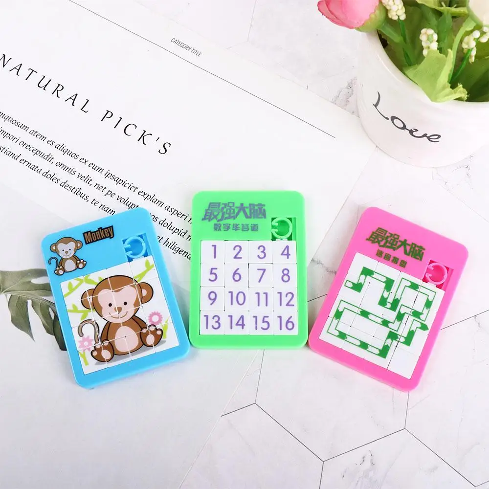 

Puzzle Puzzle Game Developing Toy Kindergarten Gift Number Puzzle Toy Early Education Moving Sliding Toy Jigsaw Puzzle