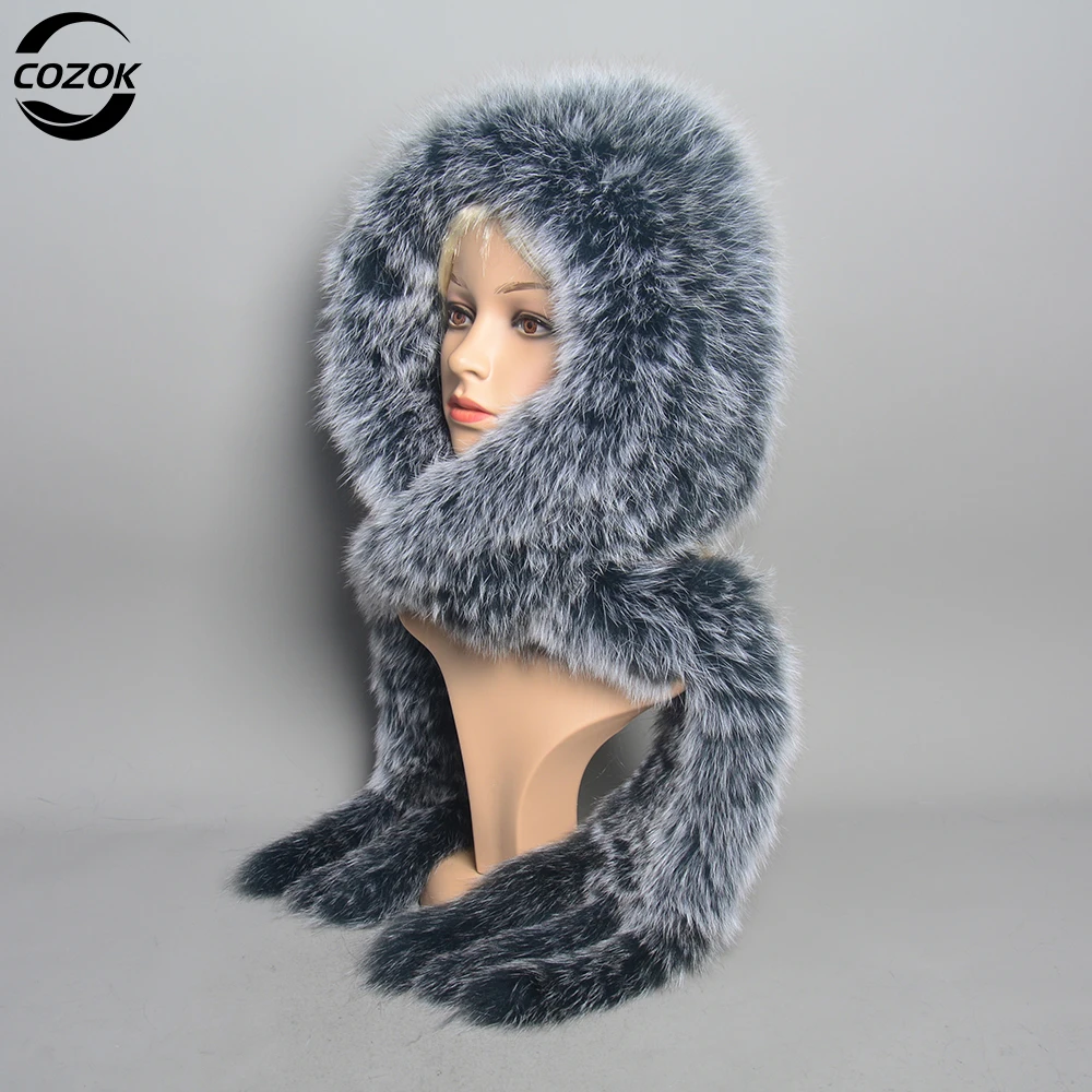 hot-sale-fox-fur-hood-volume-hats-for-women-winter-warm-novelty-knitted-fur-scarf-hat-fashionable-genuine-large-female-fur-hat