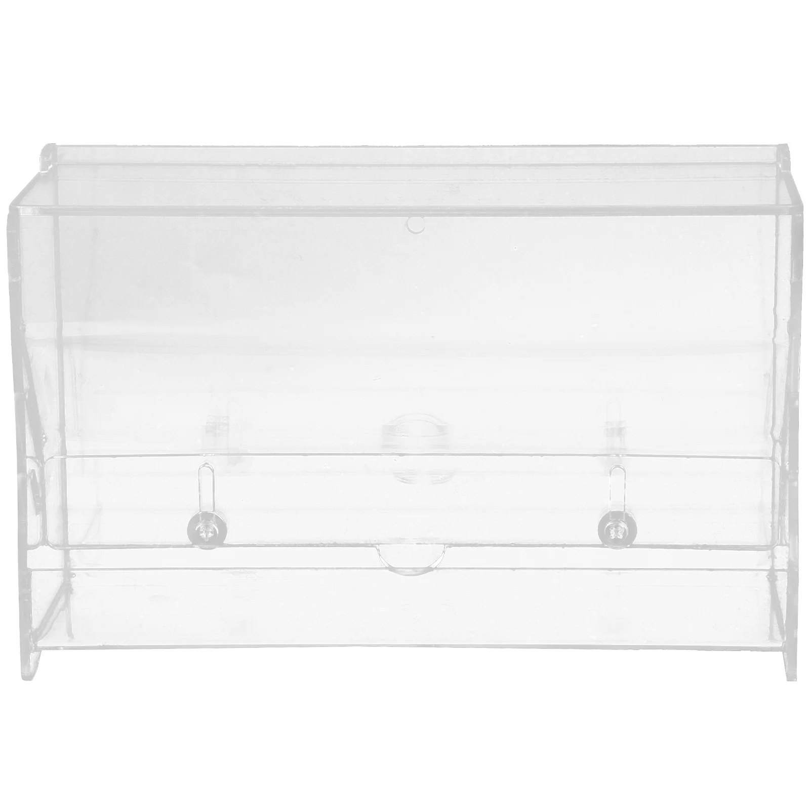 Rutin Chicken Feeder Food Container Bowl Automatic The Bird's Nest Pet Feeding Case Acrylic Clear