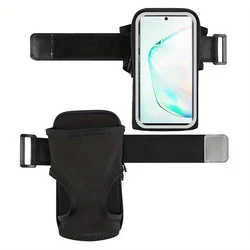 HAISSKY Touch Screen Wristband Bag for Outdoor Cycling and Fitness (Black)