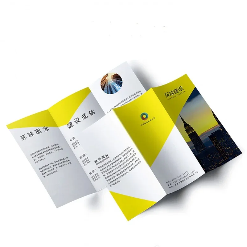 

Customized product.Brochure Printing Flyer Pamphlet Holder Leaflet Service A5 Courier Pamphlets Design Digital hang tags Leaflet